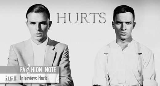 Hurts en FASHION NOTE